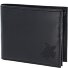  Leather Geldbörse RFID Schutz Leder 12 cm Variante schwarz-turtle 2.0