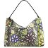Fiona Schultertasche Leder 36 cm Variante green flower embroidery Fiona Schultertasche Leder 36 cm Variante green flower embroidery