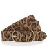  Gürtel Leder Variante taupe-dark brown | 105 cm