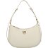  Half Moon Schultertasche Leder 26 cm Variante bianco seta