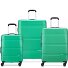 x United Colors of Benetton Now Hardside 4-Rollen Kofferset 3 tlg. mit Dehnfalte Variante green x United Colors of Benetton Now Hardside 4-Rollen Kofferset 3 tlg. mit Dehnfalte Variante green