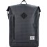  Roll Top Rucksack 46 cm Laptopfach Variante grid - black