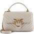  Love Lady Handtasche Leder 21 cm Variante bianco gold