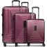  Essentials 14 4 Rollen Kofferset 3-teilig mit Dehnfalte Variante aubergine metallic