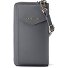  Bologna Leather Zip-Around Geldbörse Handytasche Leder 19 cm Variante grey-2