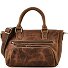  Vintage Handtasche Leder 34 cm Variante braun