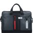  Urban Aktentasche Leder 42 cm Laptopfach Variante grey black
