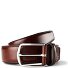  Gürtel Leder Variante cognac | individuell kürzbar