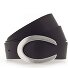  Gürtel Leder Variante black | 80 cm