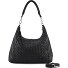  Calm Weave Schultertasche Leder 38 cm Variante black