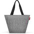 Shopper Tasche M 51 cm Variante twist silver Shopper Tasche M 51 cm Variante twist silver