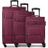  Edition 04 4 Rollen Kofferset 3-teilig mit Dehnfalte Variante burgundy