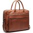  Tacama Aktentasche Leder 41 cm Laptopfach Variante cognac