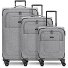 Essentials 12 THREE SET 4 Rollen Kofferset 3-teilig mit Dehnfalte Variante grey2 Essentials 12 THREE SET 4 Rollen Kofferset 3-teilig mit Dehnfalte Variante grey2