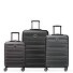 Air Armour 4 Rollen Kofferset 3-teilig mit Dehnfalte Variante schwarz Air Armour 4 Rollen Kofferset 3-teilig mit Dehnfalte Variante schwarz