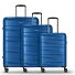  Essentials 10 3-SET 4 Rollen Kofferset 3-teilig Variante blue-metallic 2