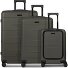  London 4 Rollen Kofferset 3-teilig mit Dehnfalte Variante cool olive