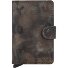  Miniwallet Kreditkartenetui RFID Schutz Leder 6.5 cm Variante brown