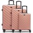  Essentials 07 3-SET 4 Rollen Kofferset 3-teilig Variante rose 3