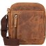  Vintage Umhängetasche Leder 18 cm Variante brown