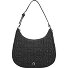  Diadora Schultertasche Leder 26 cm Variante black