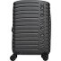  Flyduck 4 Rollen Kabinentrolley 55 cm mit Dehnfalte Variante black