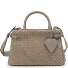  Issac Weave Handtasche Leder 31 cm Variante mushroom
