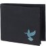  New Cryptan Geldbörse RFID Schutz 12 cm Variante schwarz-freedom pigeon cyan