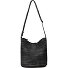  Gürtelinchen Umhängetasche Leder 22 cm Variante black