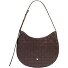  Hispani Schultertasche Leder 32 cm Variante coffee brown
