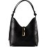  Goccia Schultertasche Leder 25 cm Variante nero