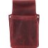  Vintage Gürteltasche Leder 13 cm Variante rusty red