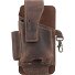  Vintage Gürteltasche Leder 8 cm Variante brown