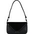  Hardware Mini Bag Schultertasche Leder 18 cm mit Dehnfalte Variante black-nickel