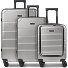  Dublin 4 Rollen Kofferset 3-teilig mit Dehnfalte Variante grey taupe