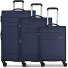 Chicago 4 Rollen Kofferset 3-teilig mit Dehnfalte Variante dark-blue Chicago 4 Rollen Kofferset 3-teilig mit Dehnfalte Variante dark-blue