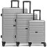  Essentials 08 3-SET 4 Rollen Kofferset 3-teilig Variante silver-colored 2
