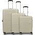 Aerojoy 4 Rollen Kofferset 3-teilig mit Dehnfalte Variante sandstone