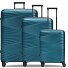  Collection 02 THE THREE SET 4 Rollen Kofferset 3-teilig Variante turquoise metallic 2