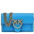  Love One Clutch Tasche Leder 19 cm Variante azzurro dresda-antique gold
