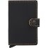  Miniwallet Kreditkartenetui RFID Schutz Leder 6.5 cm Variante black - ochre