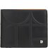  Up Geldbörse Leder 12.5 cm Variante black-orange