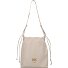 Slouchy Beuteltasche Leder 31 cm Variante beige-grigio fumo  Slouchy Beuteltasche Leder 31 cm Variante beige-grigio fumo