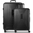  Essentials 14 4 Rollen Kofferset 2-teilig mit Dehnfalte Variante black metallic