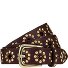  Nietengürtel Leder Variante dark brown | 100 cm