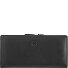  Geldbörse RFID Schutz Leder 19.5 cm Variante schwarz rose