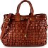  Penelope Handtasche Leder 30 cm Variante cognac