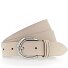  Gürtel Leder Variante hellbeige | 80 cm