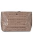 Top Clutch Tasche Leder 28 cm Variante taupe brown Top Clutch Tasche Leder 28 cm Variante taupe brown