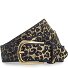  Gürtel Leder Variante black-gold | 85 cm